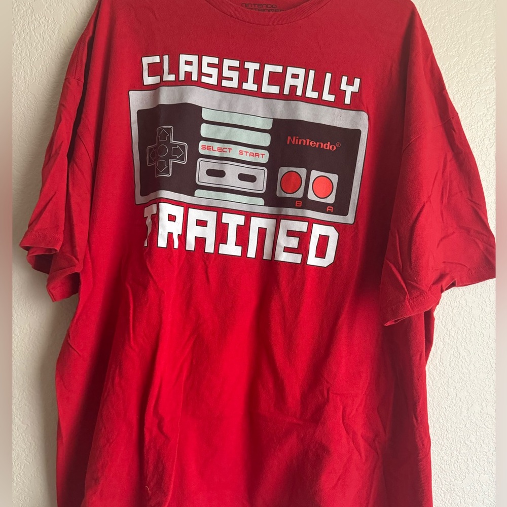 Nintendo Entertainment System Red Short Sleeve Shirt Size 3XL